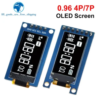 0.96 hüvelykes OLED Kijelző 4 TŰS/7PIN 64×128 LCD modul SSD1107 LCD 0.96 