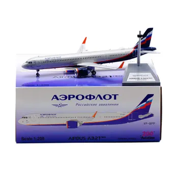 1:200 Léptékű Fröccsöntött Ötvözet Fém A321neo Vp-bpp Av2043 Aeroflot Oroszország Légitársaság repülőgép Repülőgép Modellek Gyűjteménye Kijelző Játékok