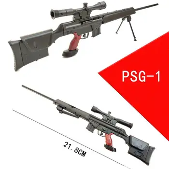 1:6 Skála PSG-1-es Mesterlövész Puska 4D Fegyver Modell 1/6 PSG-1 Műanyag Katonai Modell Tartozékok 12
