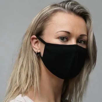 1db többször használható, Mosható Pamut Száját, Arcát Maszk Szájába Fedél Szája Tokos arcvédőt Lélegző Védő Maszkok маска для лица