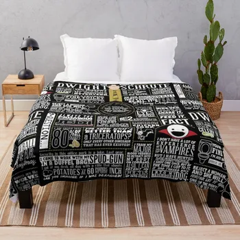 A Bölcs Szavait, Dwight Schrute (Sötét Tee) Takarót laza takaró dekoratív ágy takaró