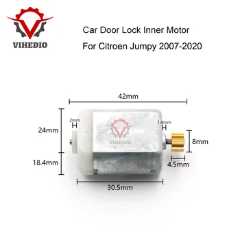 A Citroen Jumpy 2007-2020 Autó Zár Hajtómű Belső Motor OEM Elektromos 12V központi Hatalom Cserélje Magas Minőségű 42mm DIY Motor
