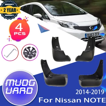 a Nissan Note E12 2014~2019 4db Autó Mudflaps Fender Sárvédő sárfogó Őr Splash Fedél Automatikus Tartozékok 2015 2016 2017 2018