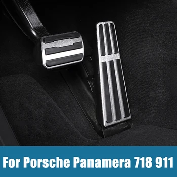 A Porsche Panamera 718 911 Kajmán Alumínium Ötvözet Autó Pedál Pad Üzemanyag Gyorsító A Fékpedált, Cove Anti-Slip Tartozékok