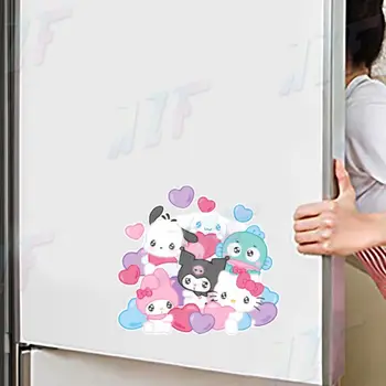 Anime Sanrio Hello Kitty Ártatlan A Dallam Elektromos Autó Matricák Karcolások Fedél Ajtó Vízálló Aranyos, Dekorációs Matrica Ajándék