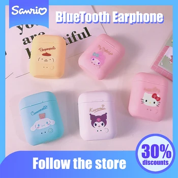 Aranyos Sanrio Anime Bluetooth Fülhallgató Aranyos Hello Kitty Pompompurin Kuromi Rajzfilm Vezeték Nélküli Fülhallgató Eredetiség, A Gyermekek Ajándékok