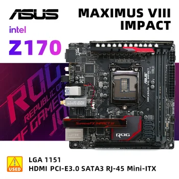 ASUS ROG MAXIMUS VIII HATÁSA+I5 6500 Alaplap készlet Intel Z170 LGA 1151 2×DDR4 32 GB PCI-E 3.0 1×U. 2 Mini-ITX 6 GenCore cpu