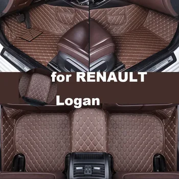 Autohome Autó Szőnyeg RENAULT Logan 2011-2019 Év Továbbfejlesztett Változata Láb Coche Tartozékok Szőnyegek