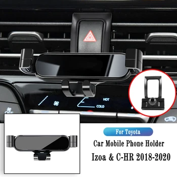 Autós Telefon tartó Toyota CHR 2018-2022 Gravitáció Navigációs Konzol GPS Állni Levegő Kilépő Klip Forgatható Támogatás Autó Tartozékok