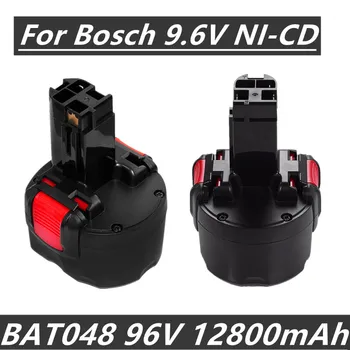 BAT048 a Bosch 9.6 V 12800mAh Ni-CD Akkumulátor elektromos Szerszám Akkumulátor Bosch PSR 960 BH984 BAT048 BAT119