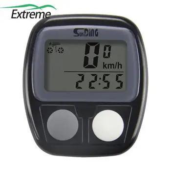 Bike Kerékpáros Sebességmérő Kód Mérő Út Mountain Bike MTB Órában, Kerékpár, Kronográf Vízálló LCD Kijelző sebességmérő