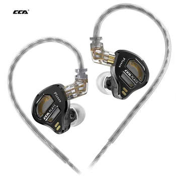 CCA PLA13 A Fül Vezetékes Fejhallgató Fém Monitor Fülhallgató Fülhallgató Mikrofonnal HiFi Zene Bass Legjobb Sport Fülhallgató Orthodynamic