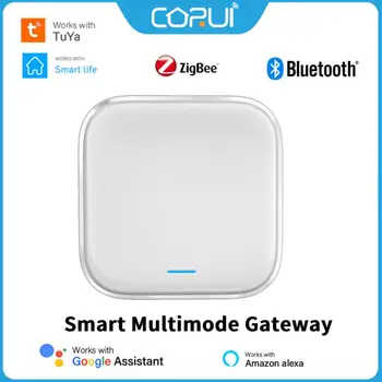 CORUI Tuya Okos Zigbee Átjáró Háló Bluetooth-kompatibilis Multi-mode Átjáró Haza Központ SmartLife Alexa, a Google Haza