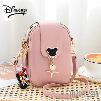 Disney Pénztárca Női válltáska, Aranyos, Mickey Egér Cross Body Bag PU Vásárolni Utazási Születésnapi Ajándék, Ingyenes Szállítás