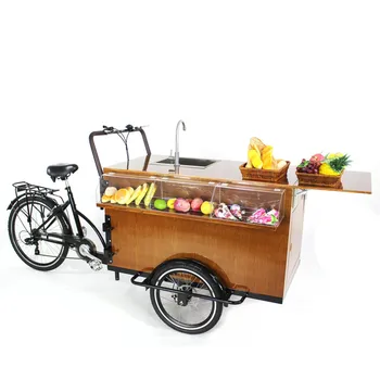 Divat Elektromos Cargo Bike Felnőtt Tricikli Kioszk Mobil Élelmiszer Kijelző Kocsi Eladó Kávé, Gyümölcs, Sör, Az Utcán, Nagykereskedelmi