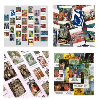 Eladó ! 30Sheets/Set Új képeslap Karácsonyi Üdvözlő Üzenet Bár Kártya Retro Ajándék Képeslap DIY Scrapbook Journal Dekoráció