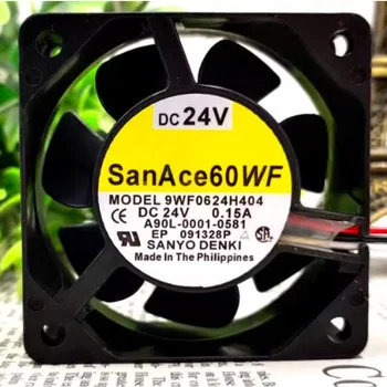 Eredeti CPU-Hűtő Ventilátor a Sanyo 9WF0624H404 6025 24V 0.15 EGY a FANUC hűtőventilátor 60x60x25mm