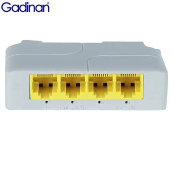 Gadinan 4 Port Gigabit POE Extender 1000M 1 3 Hálózati Kapcsoló Repeater IEEE802.3af/a Plug&Play a PoE Switch NVR IP Kamera