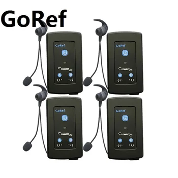 GOREF Labdarúgó-Játékvezető Kaputelefon Fülhallgató 1200M Teljes Duplex Bluetooth 5.1 Foci Interphone Vezeték nélküli Kommunikátor Ugyanaz, Mint FBIM