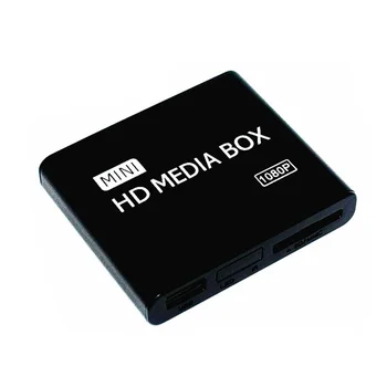 HD 1080P Külső Media Player SD-Média Rovat Autós USB Meghajtó Multimédia Lejátszó 50-60Hz US Plug