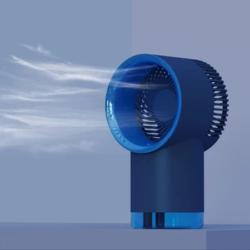 Hordozható Klímaberendezés Elektromos Ventilátor Asztali Spray Köd Ventilátor Usb Újratölthető Erős Szél Hallgató Kollégiumi Haza Hűtő