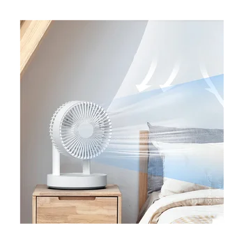 Hordozható Ventilátor LED 4000MAh Akkumulátor Digitális Kijelző Távirányító Rajongó Nyári Ventilátor Hálószoba Pult Hűtő