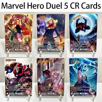 KAYOU Marvel Hős Párbaj CR Kártyák Versenyképes Változat 5 Gwen Stacy vasember Kapitány a Marvel Pókember Ritka CR Gyűjtemény Kártyák