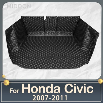 Kocsi csomagtartójában szőnyeg Honda Civic 2007 2008 2009 2010 2011 rakomány bélés szőnyeg belső kiegészítők borító