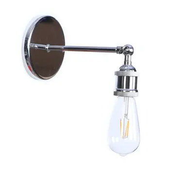 LED-Ezüst Retro Vintage Antik Fali Lámpa Mellett, Hálószoba, Fürdőszoba, Loft Stílusú Ipari Fali Lámpatestek Nappali Fény