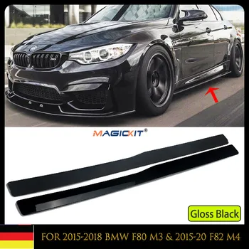 MagicKit Fényes Fekete PSM Stílus Oldalon Szoknya Kiterjesztés BMW F82 F83 M4 F80 M3 15-19 18
