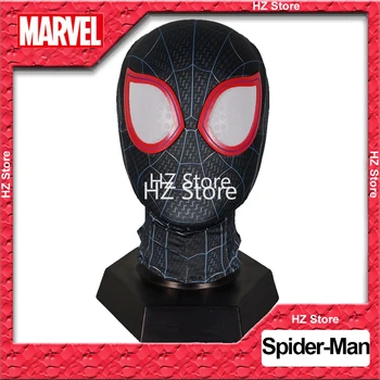 Marvel Miles Morales Pókember Maszk, a Spider-Vers 1:1 3D Kézzel készített Halloween Cosplay Maszkok Replika a Karácsonyi Születésnapot Ajándék
