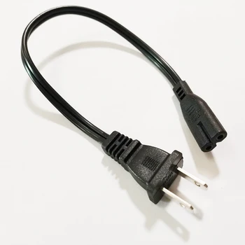 NCHTEK Utazási Kamera hálózati Kábel,USA 2 Tűs Férfi Csatlakozó IEC 60320 C7 Csatlakozó Kábel Digitális Fényképezőgép,Nema1-15P, hogy C7 / 1DB