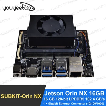 NVIDIA JETSON orin nx Fejlesztési Tanács LEETOP Kit SUB KIT ORIN NX 100 MAXIMUM AI Előadás 16 GB LPDDR5 Támogatja a külső NVMe