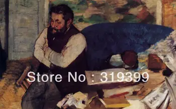 Olaj Festmény Reprodukció, Vászon,Vászon, diego-martelli-1879 által edgar degas ,a Szállítás Ingyenes,kézzel készített,kiváló Minőségű