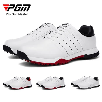 PGM Férfi Golf Cipő csúszásgátló, Légáteresztő Golf Cipők Super Fiber Spikeless Vízálló Kültéri Sport Szabadidő Oktatók XZ149
