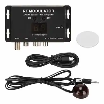 Professzionális RF Modulátor AV, hogy RF Konverter IR Repeater PCB Áramkör Tervezés TV Link Modulátor Set Top Box DVR DVD