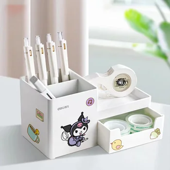 Sanrio Kawaii Kuromi tolltartó Tároló Doboz Cinnamoroll A Dallam Több Rekesz Tároló Rajzfilm Hello Kitty Játékok Lányoknak