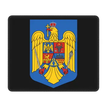 Személyre szabott PC Gaming egérpad Csúszásmentes Gumi Alap címere Románia Mousepad Irodai asztali Számítógép, Szőnyeg