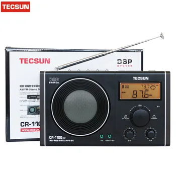 TECSUN CR-1100 CR1100 Rádió AM FM MW Rádió Multiband Rádió-Vevőkészülék Hordozható Audio Rádió Digitális Óra Kijelző Sztereó Rádió