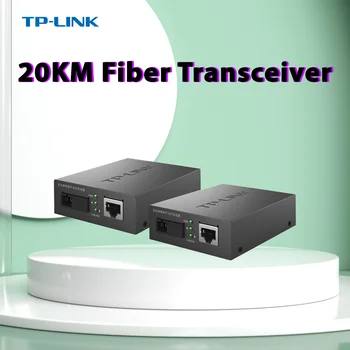 TP-Link 100M 20 km-re Egyetlen Mód, de Egyetlen Szál Optikai Adó a Fotoelektromos Konverziós Egy Pár Száloptikás