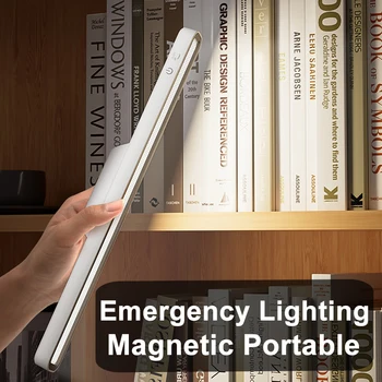 Táblázat Olvasása Éjjel Lámpák LED-es asztali Lámpa USB Újratölthető Fények Fokozatmentes Fényerő asztali Lámpa Lóg Mágneses Hálószoba