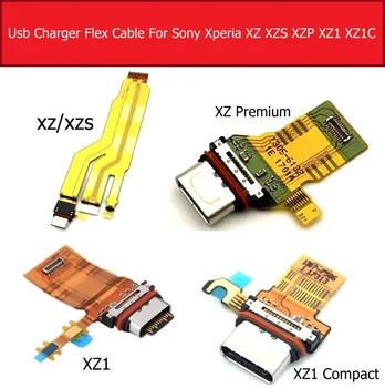 Töltés Dokk Csatlakozó Sony Xperia XZ/ XZS/XZ Prémium XZ1 Töltő Testület Flex Kábel Javítás Alkatrész
