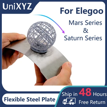 UniXYZ Gyanta Építeni Lemez Mágneses Lap 225x128mm 3D-s Nyomtató Gyanta Flex Lemez Elegoo Saturn 2 8K majd Elegoo Mars 2 3 Pro