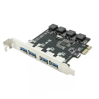 UTHAI 4-port USB 3.0 PCI-e bővítőkártya PCI Express PCIe USB 3.0 Hub Adapter 4-port USB 3 0 PCI-E PCIe Express 1x