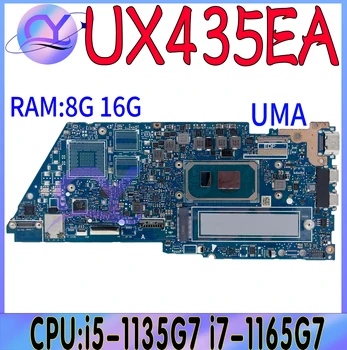 UX435EG Laptop Alaplap Az ASUS Zenbook 14 UX435 UX435EA UX435EAL UX435EGL Alaplapja A i5-1135G7 i7-1165G7 8GB/16GB-RAM