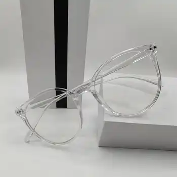 Vintage Kék Fény Blokkoló Szemüveg Nők Férfiak Fém Kerek Keret Anti-Kék Fény Szemüveg Szem Védelem Ultra Könnyű Szemüveg