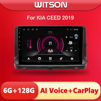 WITSON Andriod 11 Auto Multimédia KIA CEED 2019 2020 2021 2022 DSP GPS Videó Stero Carplay Navi WiFi AI Hang autórádió