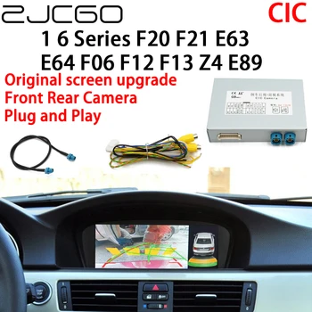 ZJCGO Hátsó Front Fordított Fényképezőgép Digitális Dekóder Felület Adapter CIC BMW 1 6 Sorozat F20 F21 E63 E64 F06 F12 F13 Z4 E89
