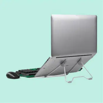 Összecsukható Tartó csúszásmentes 6-szint Állítható Laptop Állvány Hordozható Jogosultja Alumínium Ötvözet Laptop Állvány Notebook Jogosultja Szürke Házigazda!