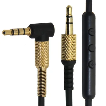 Új Csere Audio Kábel Marshall Major II Monitor Fejhallgató Kábel Távoli Mikrofon hangerőszabályzó EM88